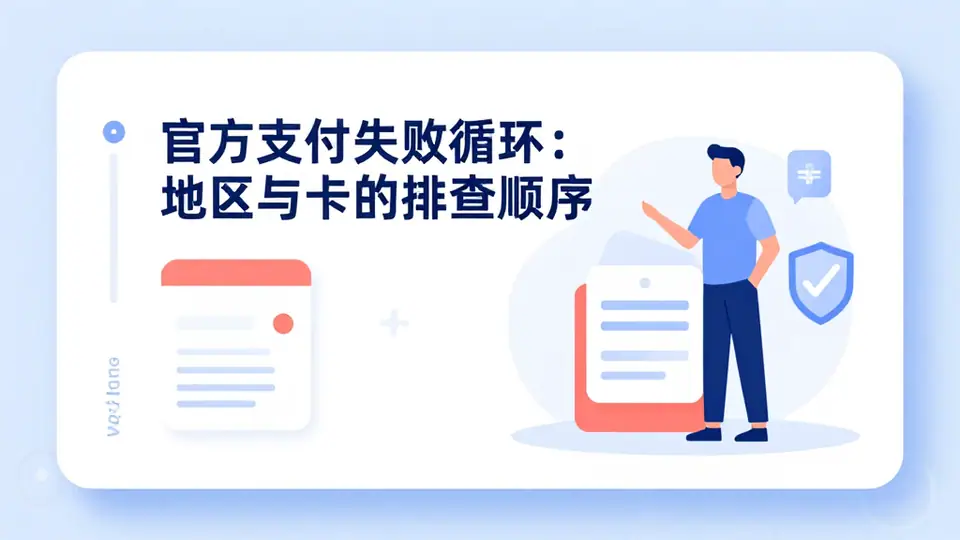 封面:官方支付失败循环:地区与卡的排查顺序